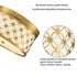 Modern 11'' Round Drum Shade Brushed Gold Dimmable LED Ceiling Light Hallway Light Fixtures